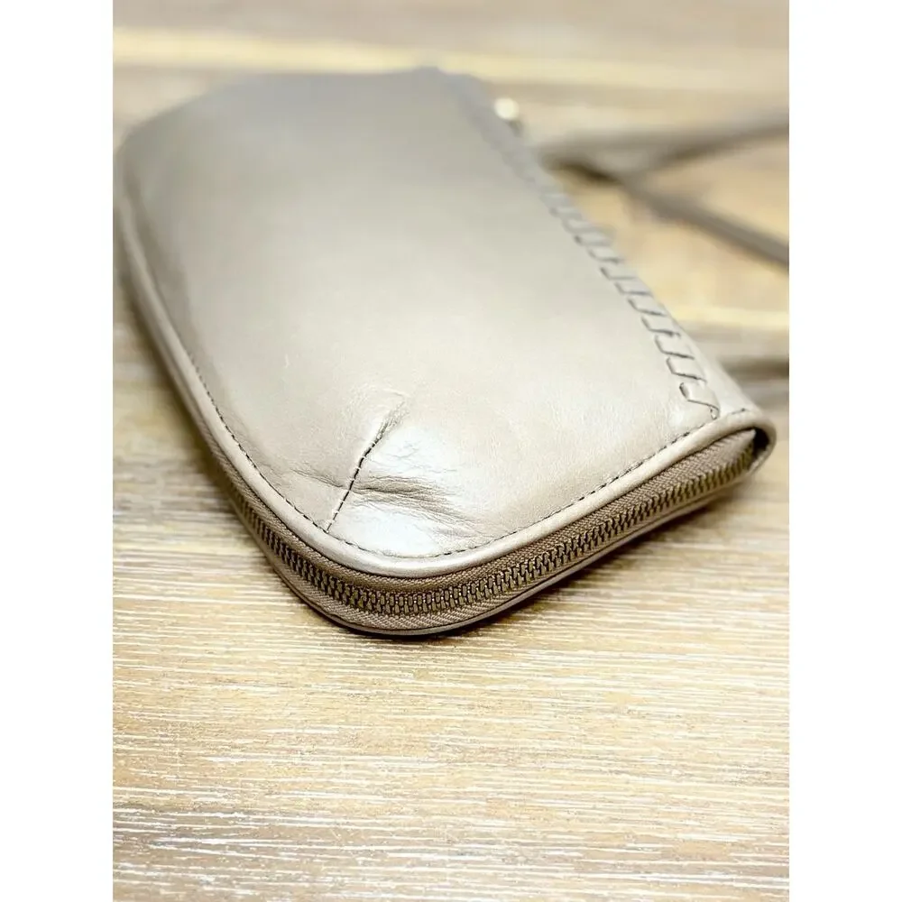 HOBO International Women’s Crossbody Bag Taupe (Cobblestone) Leather Purse
